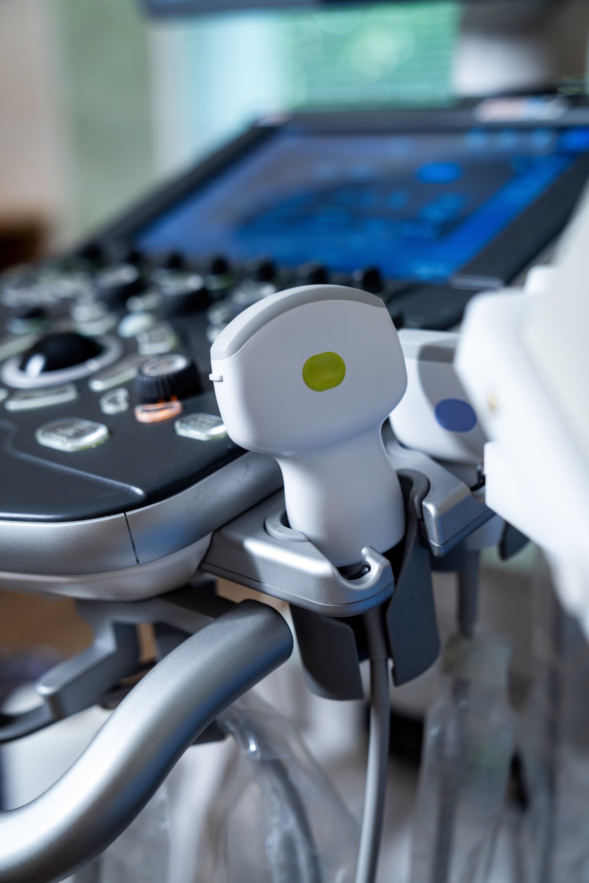 Dispositivo de ultrasonido portátil en entorno clínico